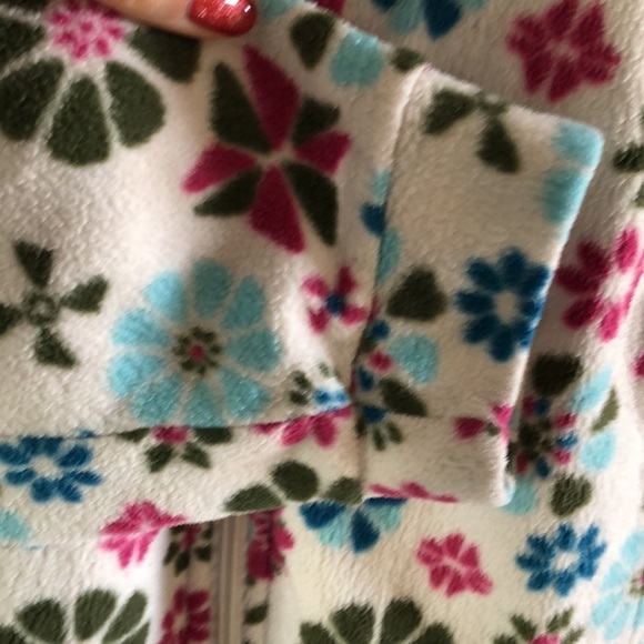 Columbia Size Youth 18/20 = Adult S Coat Sweater Printed Soft Warm Zip Up Jacket - Picture 8 of 16